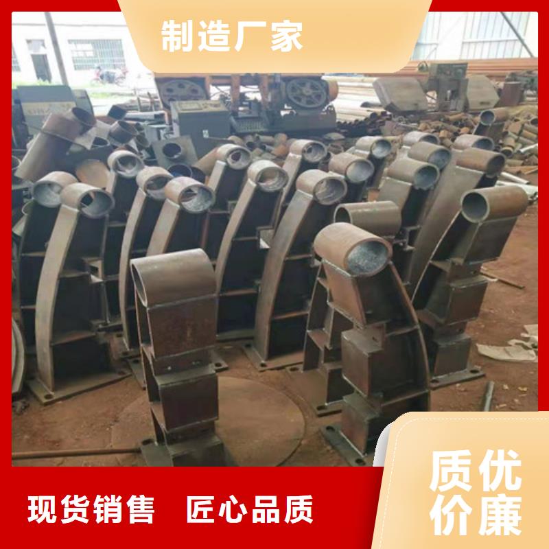 不锈钢复合管河道护栏免费安装