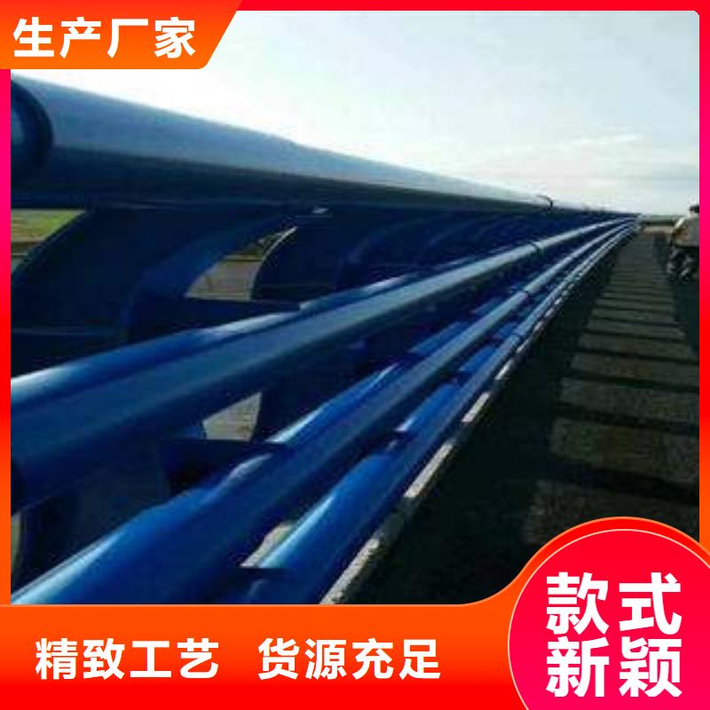 桥梁护栏热镀锌喷塑钢板立柱每个细节都严格把关