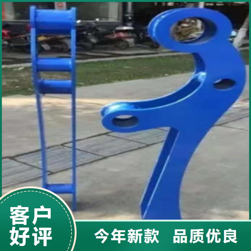 不锈钢复合管护栏桥梁防撞立柱准时交付