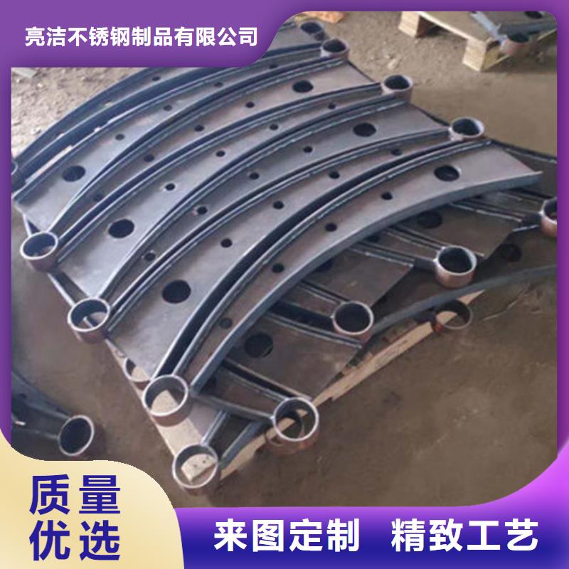不锈钢复合管护栏桥梁防撞护栏做工精细