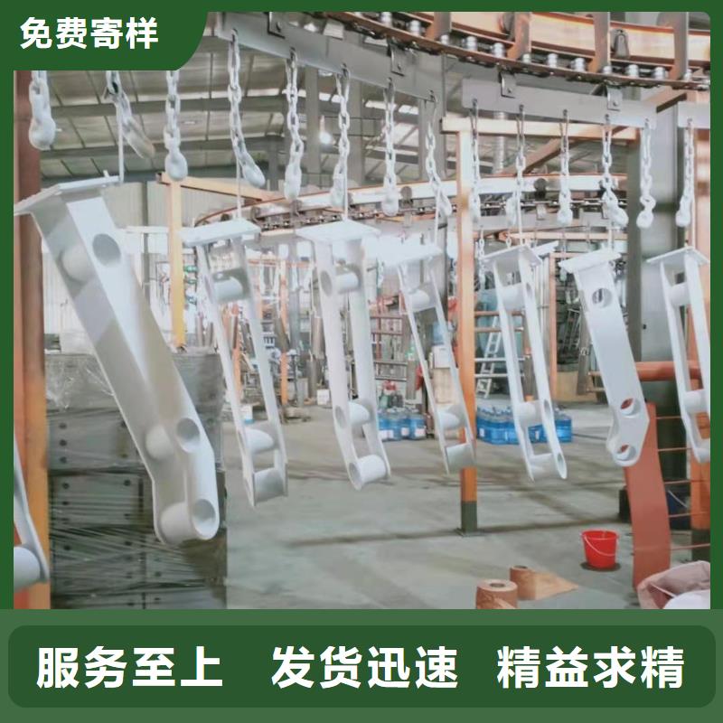 护栏立柱【不锈钢复合管护栏】源厂供货