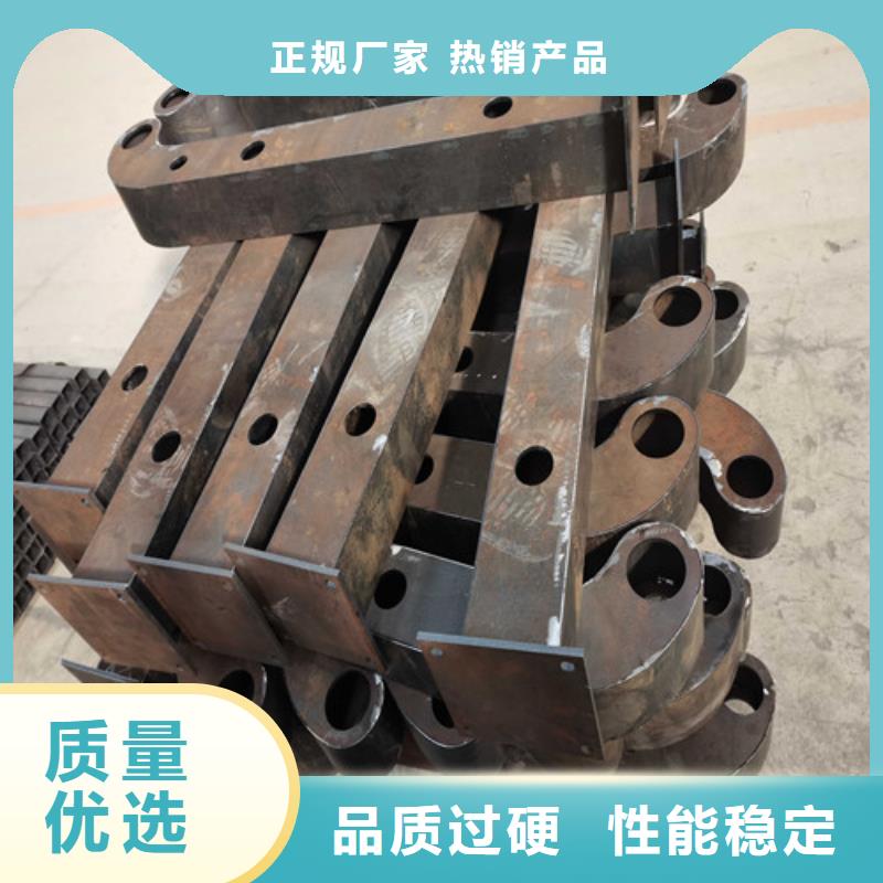 不锈钢复合管防撞护栏市政道路防护栏精心