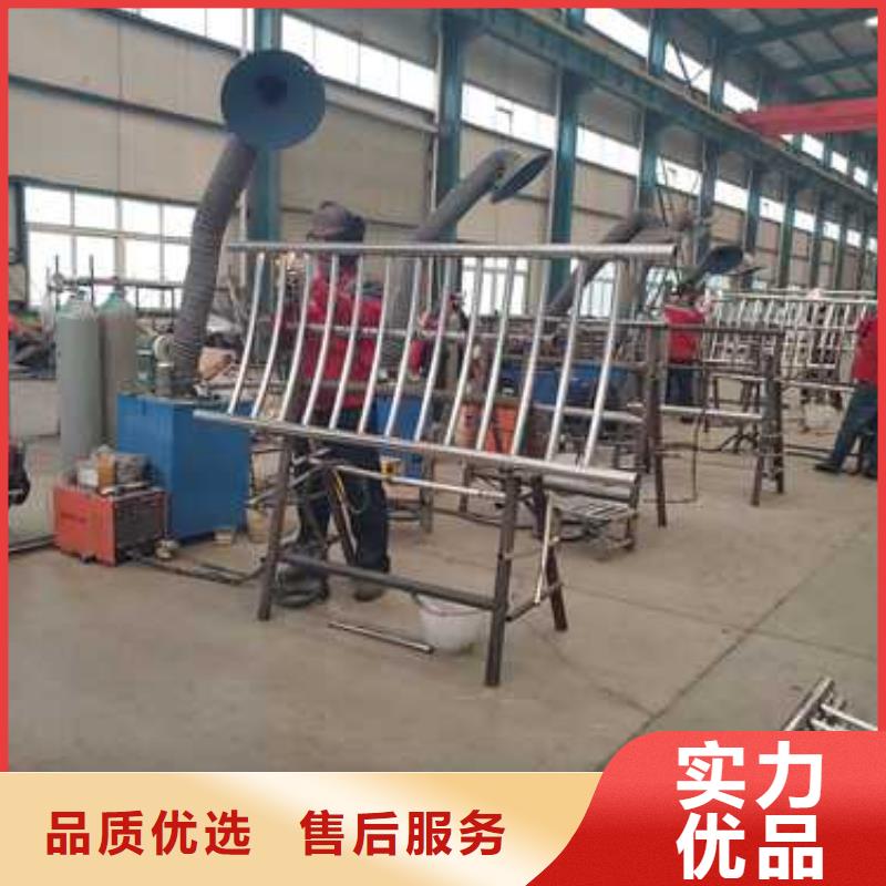 【河道护栏】镀锌管景观护栏源厂直接供货