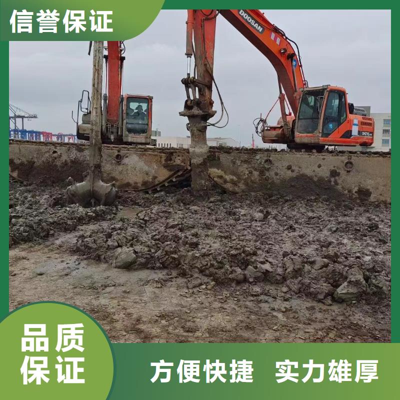 水陆挖掘机 水上两用挖掘机出租资质齐全