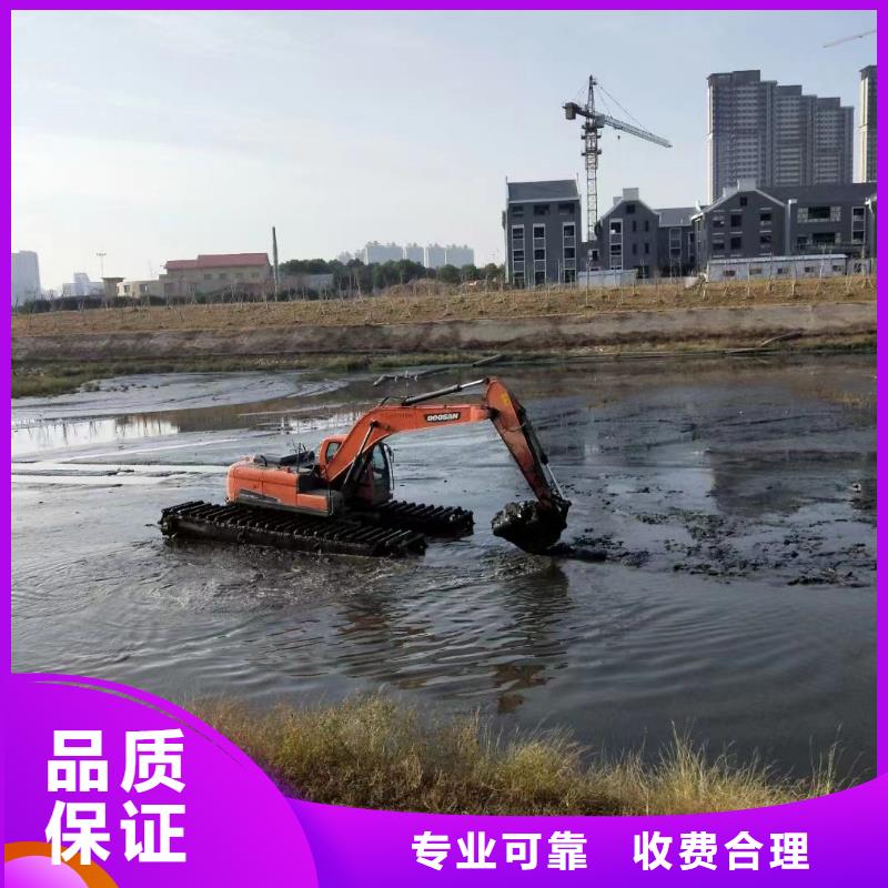 水陆挖掘机出租水挖机单位优质服务