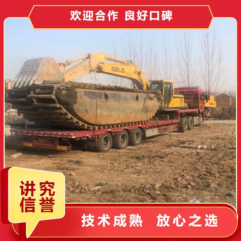 水陆挖掘机水上打桩挖机租赁随叫随到