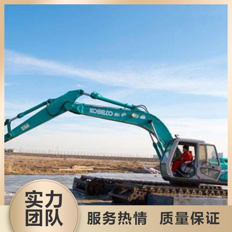 水陆挖掘机 水上两用挖掘机出租资质齐全