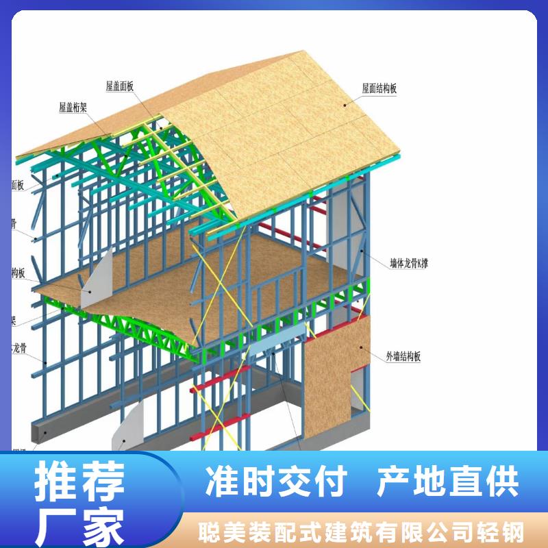 现代风格轻钢别墅轻钢房屋厂家规格全