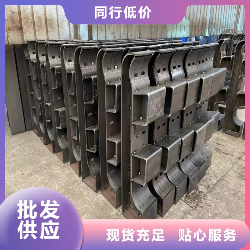 防撞桥梁护栏钢板立柱按需定制