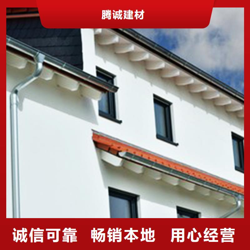 檐沟方形雨水管实拍展现