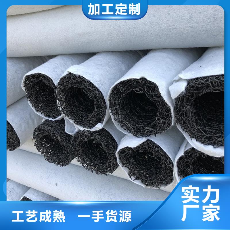 塑料盲沟,土工格栅产地直销