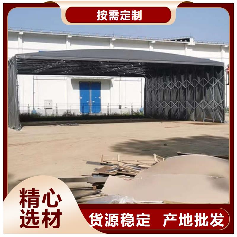电动伸缩篷来厂考察
