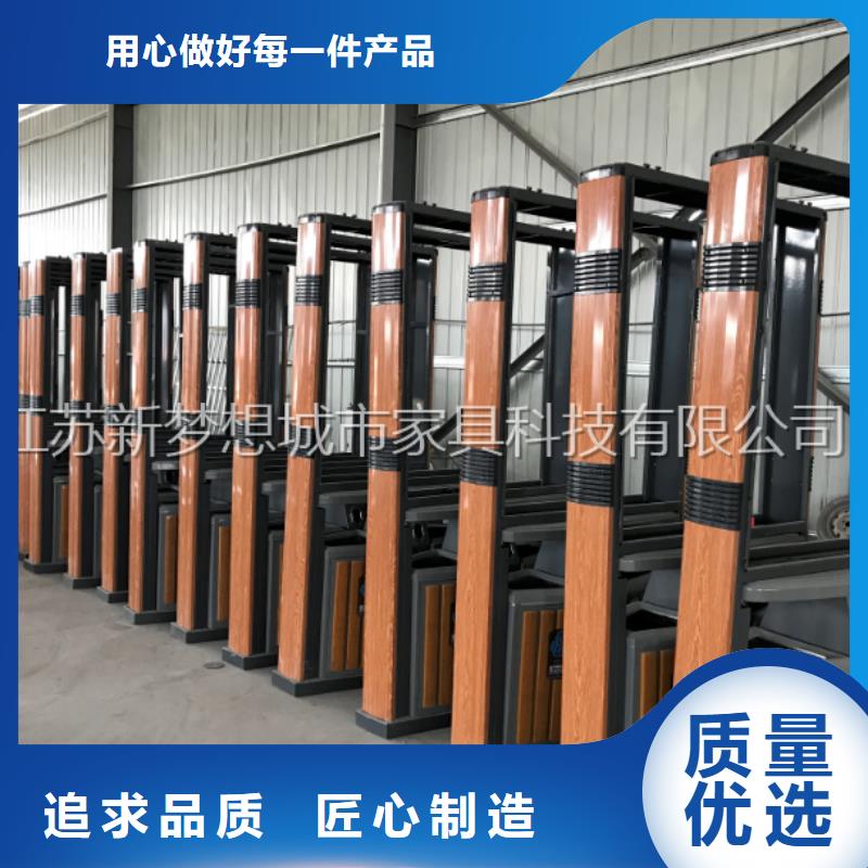 广告垃圾箱-简约候车亭支持定制加工