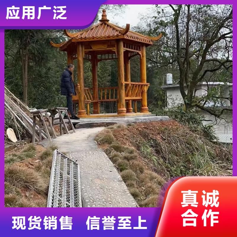 古建亭廊 铝代木古建的图文介绍