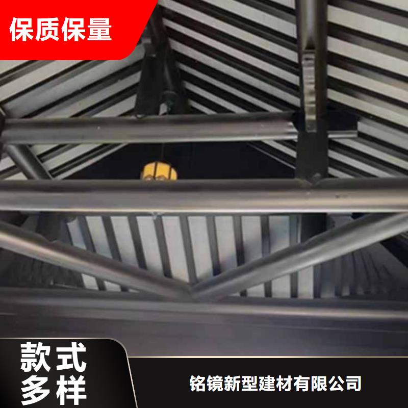 古建亭廊新中式铝合金古建价格透明