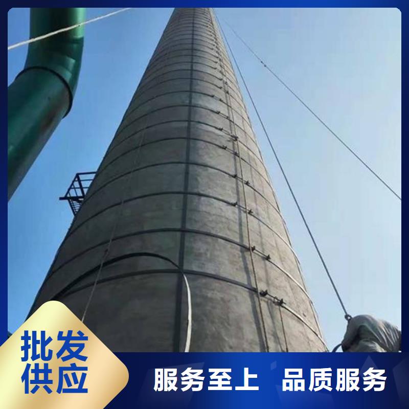 烟囱维修,50m砖烟筒定位放倒符合行业标准