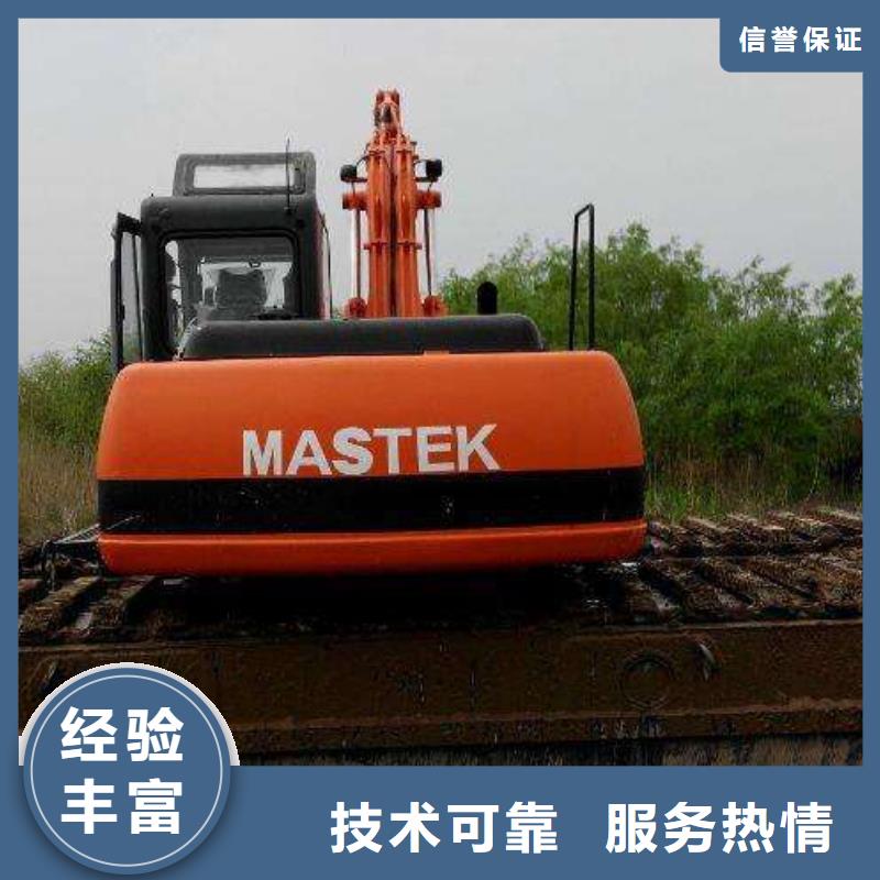 水上挖掘机租赁租赁湿地挖机公司行业口碑好