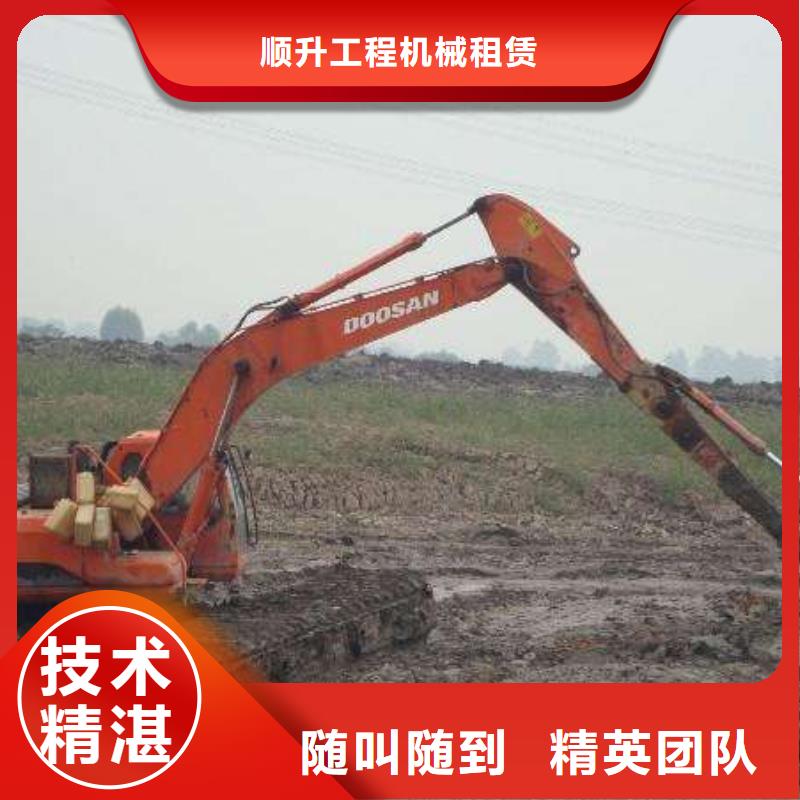 【水上挖掘机租赁租赁水陆挖机精英团队】