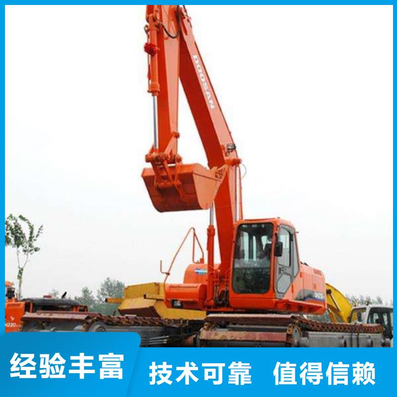 水上挖掘机租赁租赁湿地挖机公司行业口碑好