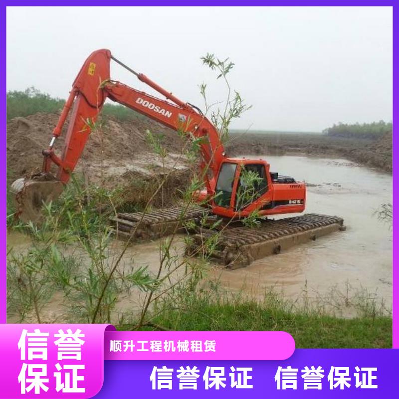 水上挖掘机租赁-【租赁湿地挖机】专业团队