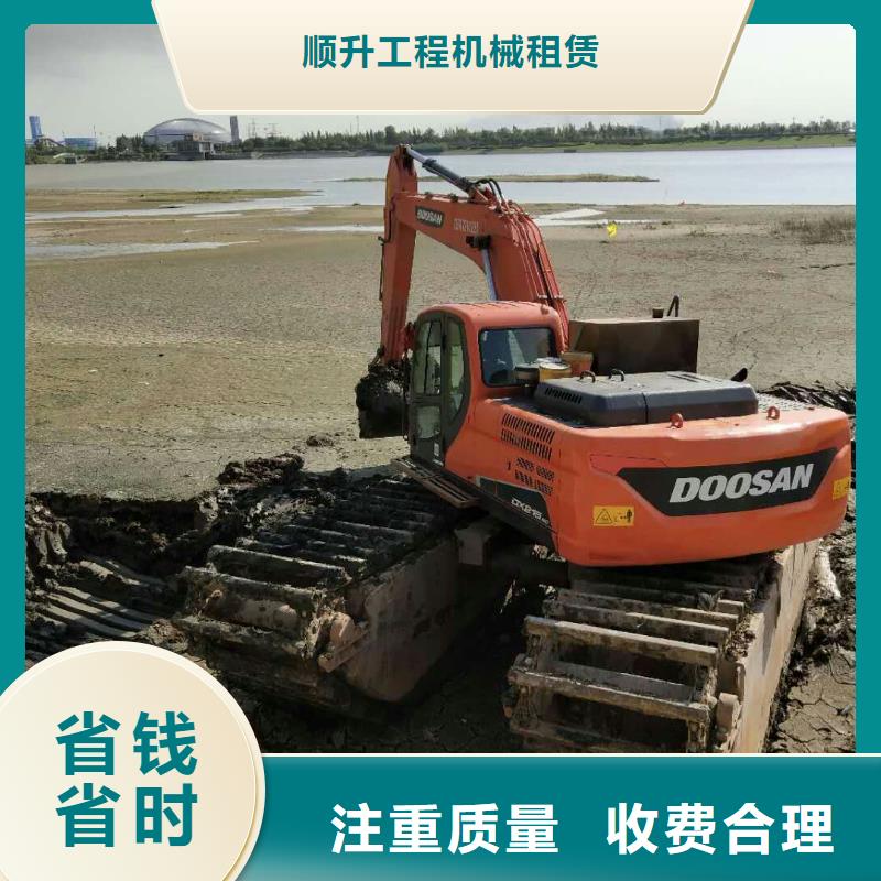 水上挖掘机租赁-【水陆挖机租赁】技术可靠