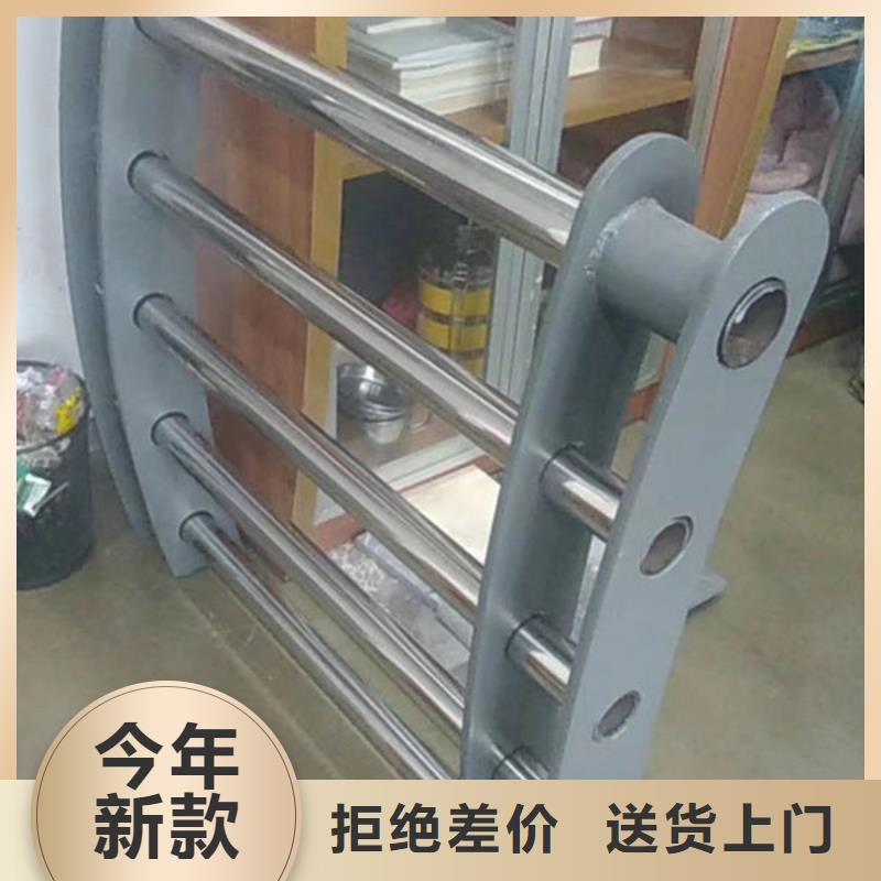 不锈钢护栏立柱来图定制桥梁机动车道护栏