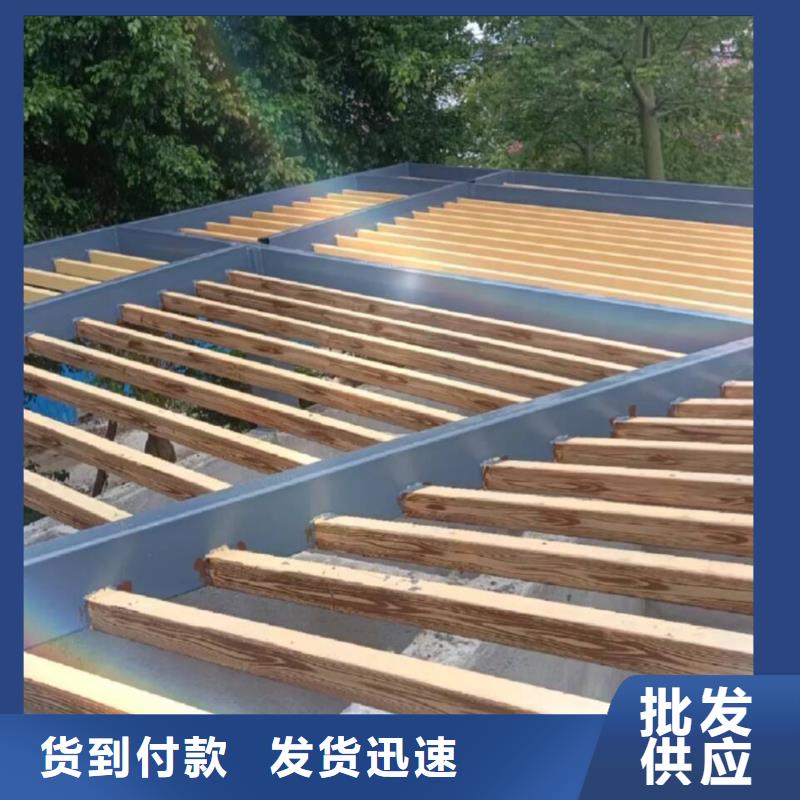 凉亭花架木纹漆施工厂家