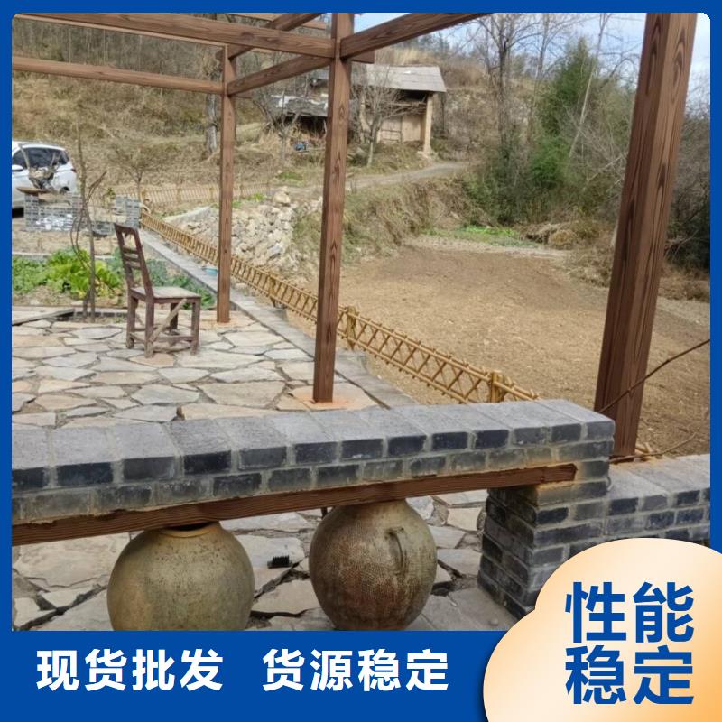 廊架长廊木纹漆，钢结构金属面木纹漆，仿木纹漆包工包料