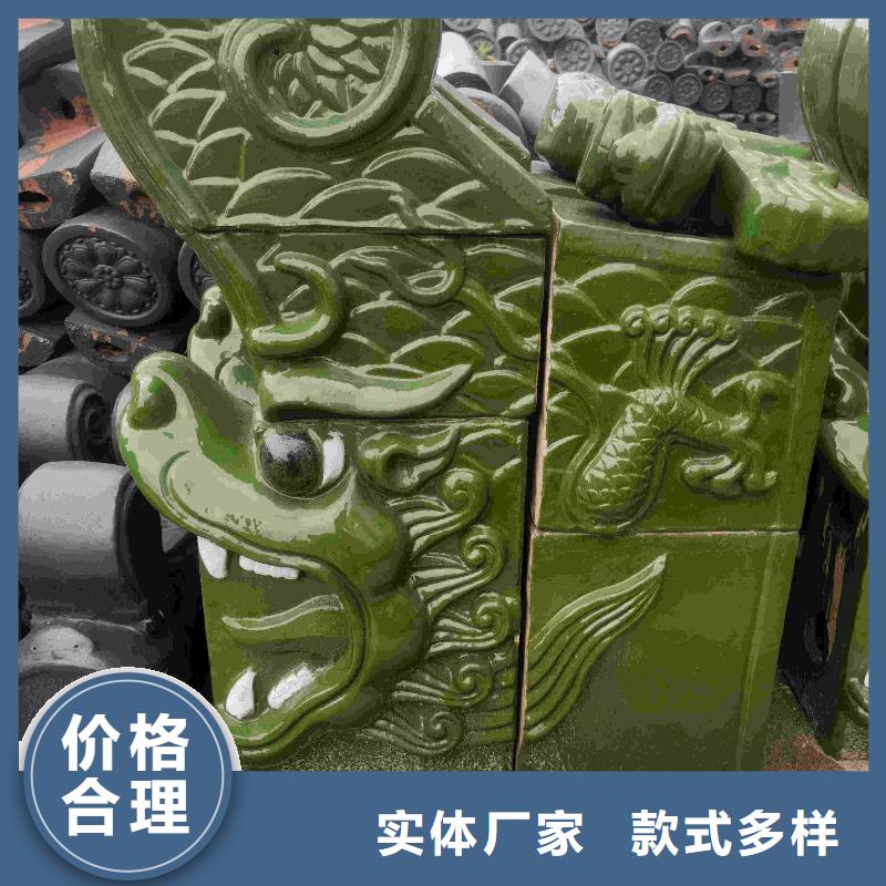 库存充足的仿古吻兽 黄色琉璃瓦基地