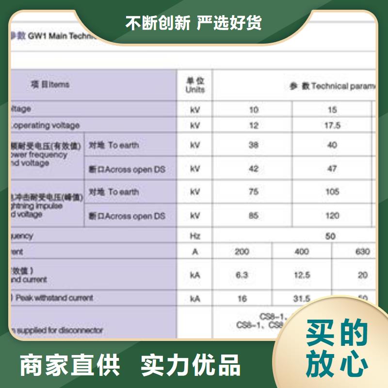 隔离开关跌落式熔断器生产厂家可零售可批发