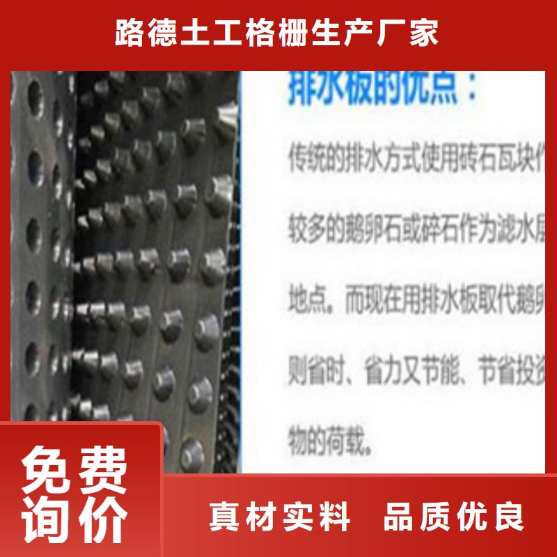 【 塑料排水板-三维植被网的图文介绍】 路德土工格栅生产厂家(温州市分公司)