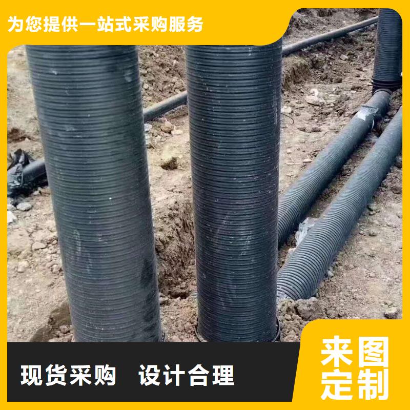 HDPE双壁波纹管-HDPE中空壁缠绕管每个细节都严格把关
