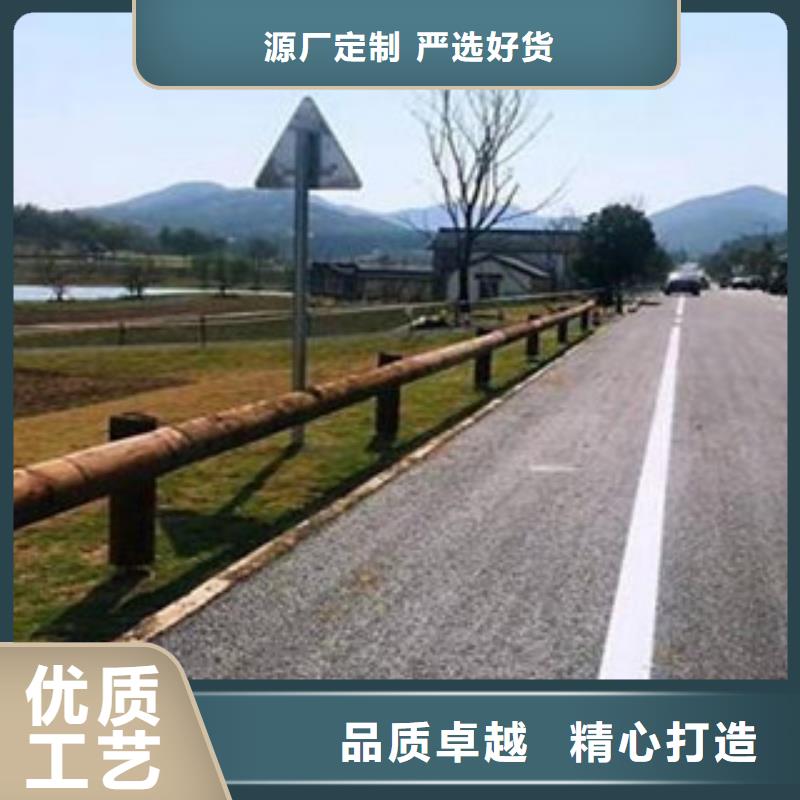 【钢背木护栏】防撞护栏厂家直销放心_飞龙金属材料(东营市分公司)