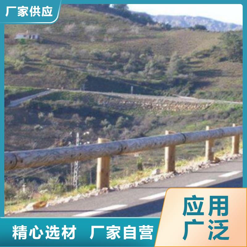 钢背木护栏_桥梁灯光护栏实拍展现
