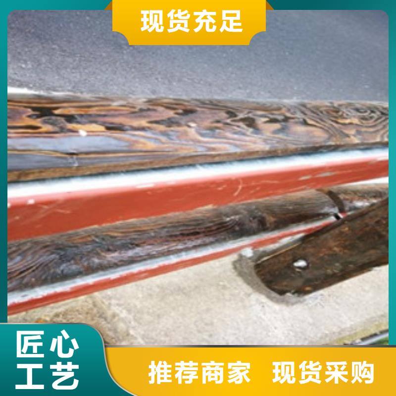 【钢背木护栏】防撞护栏厂家直销放心_飞龙金属材料(东营市分公司)